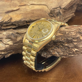 Rolex - Day-Date 36 - 750er Gelbgold - Vintage, FULLSET 1970 - Ref. 1803