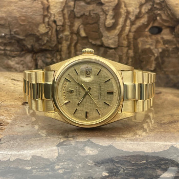 Rolex - Day-Date 36 - 750er Gelbgold - Vintage, FULLSET 1970 - Ref. 1803