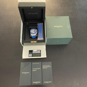 Audemars Piguet - Royal Oak Offshore 44 BLUE LIMITED 400pc. - FULLSET 2019 - Ref. 26400SO.OO.A335CA.01