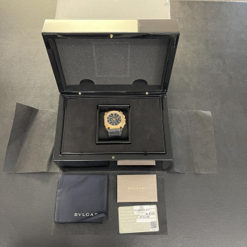 Bvlgari - Octo Velocissimo Chronograph - NEUWARE - FULLSET 2021 - Ref. 102115