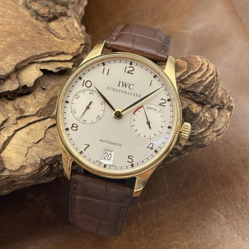 IWC - Portugieser 7 Days - 18ct rosé gold - papers 2007- Ref. IW500101