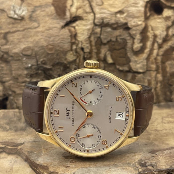 IWC - Portugieser 7 Days - 18ct rosé gold - papers 2007- Ref. IW500101