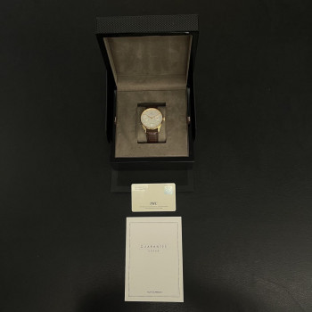 IWC - Portugieser 7 Days - 18ct rosé gold - papers 2007- Ref. IW500101