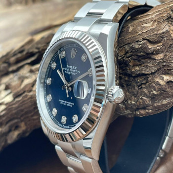 Rolex - Datejust 41 Blue Dia Dial - FULLSET 2021 - Ref. 126334