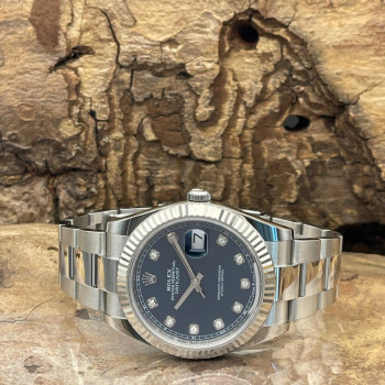 Rolex - Datejust 41 Blue Dia Dial - FULLSET 2021 - Ref. 126334