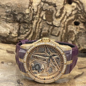 Roger Dubuis - Excalibur Rosé Monobalancier - Diamonds - NEW GOODS - FULLSET 2026 - Ref. RDDBEX0953
