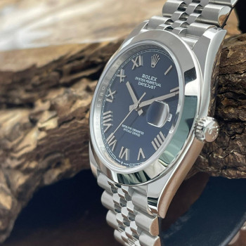 Rolex - Oyster Perpetual Datejust 41 Blue - UNWORN - FULLSET 2026 LC100 - Ref. 126300