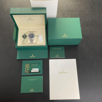 Rolex - Oyster Perpetual Datejust 41 Blue - UNWORN - FULLSET 2026 LC100 - Ref. 126300