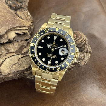 Rolex - GMT-Master II Gelbgold - FULLSET 2007 - Ref 16718