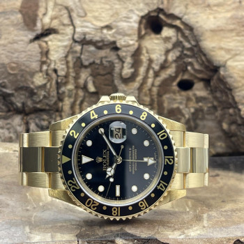 Rolex - GMT-Master II Gelbgold - FULLSET 2007 - Ref 16718