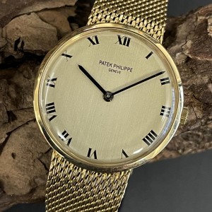 Patek Philippe Calatrava IOS Vintage Armbanduhr Gelbgold Ref. 3562
