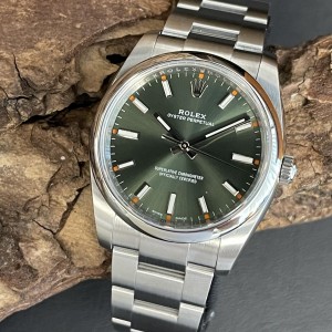 Rolex Oyster Perpetual 34mm - FULL SET 12/2017 LC 100 - Ref. 114200