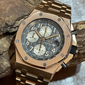 Audemars Piguet Royal Oak Offshore Chronograph - 18ct Rose gold - Ref. 26470OR.OO.1000OR.02