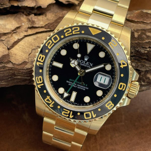 Rolex - GMT-Master II - 750er Gelbgold - FULLSET - Ref. 116718LN