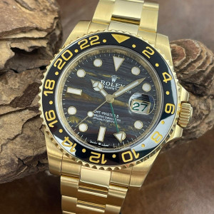 Rolex - GMT-Master II Tigerauge - 750er Gelbgold - FULLSET - Ref. 116718LN