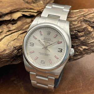 Rolex - Oyster Perpetual Air King Rosé Index - FULLSET 2013 EU - Ref. 114200