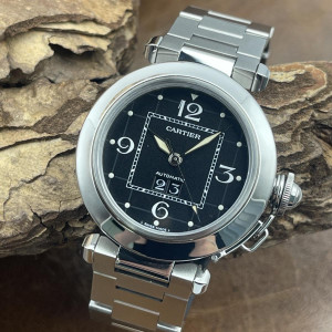 Cartier - Pasha C Edelstahl - Ref. W31053M7