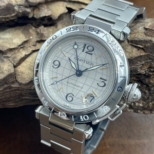 Cartier - Pasha C GMT - FULLSET 2002 - Ref. 2377