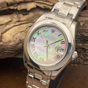 Rolex - Pearlmaster 34 Weißgold - Perlmutt - FULLSET 2001 - Ref. 81209