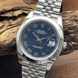 Rolex - Oyster Perpetual Datejust 41 Blue - UNWORN - FULLSET 2026 LC100 - Ref. 126300