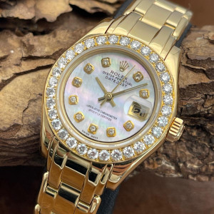 Rolex - Pearlmaster - Gelbgold 750 ca.102gr. - Ref. 80298 - Diamant Lünette und Zifferblatt ( AFTERMARKET)